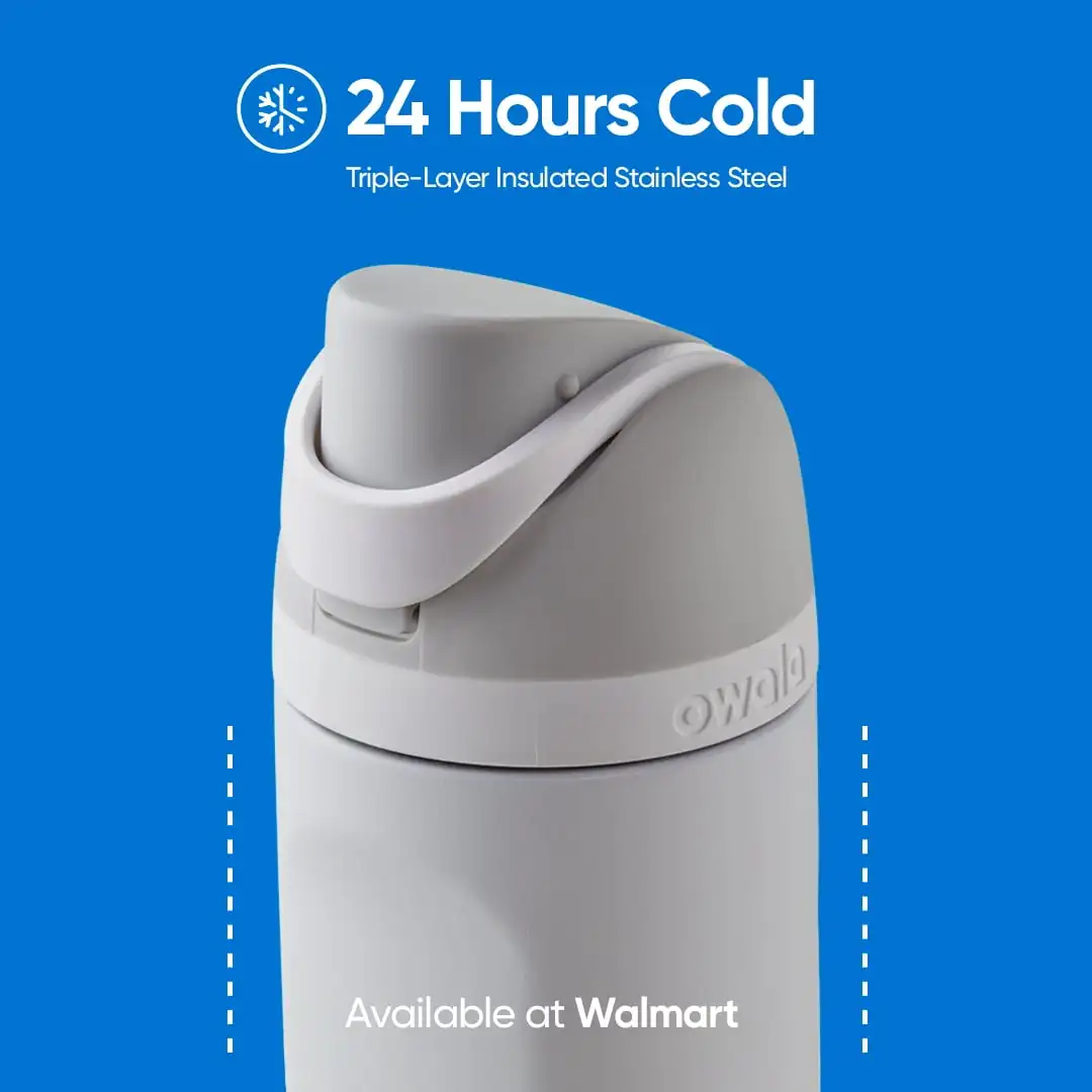 Owala FreeSip Stainless Steel 24oz, White