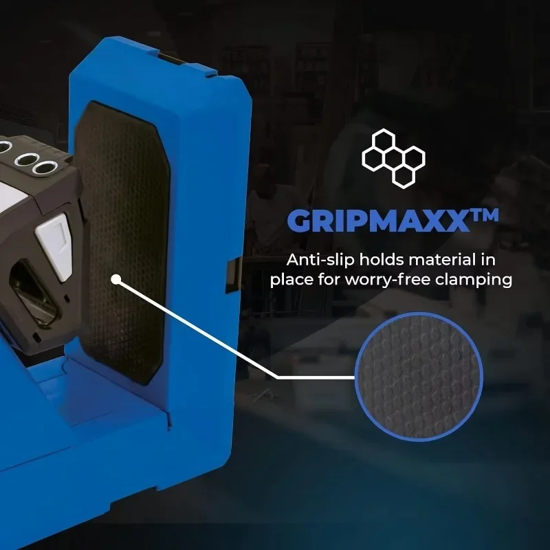 أداة ثقب الجيب 720PRO سهلة التثبيت والضبط تتضمن براغي متينة لفتحة الجيب للمواد بسمك 1/2 بوصة إلى 1 1/2 بوصة