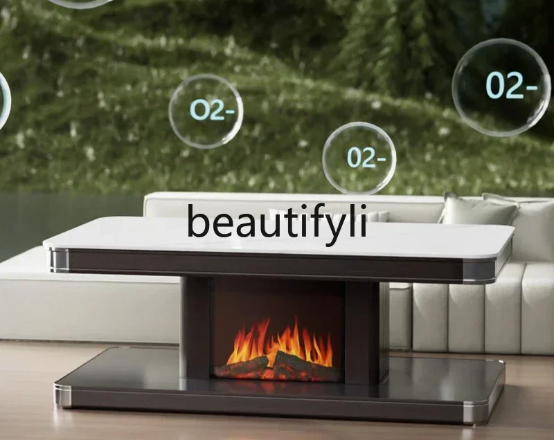 

yj7 Household lift heating coffee table living room roasting stove
