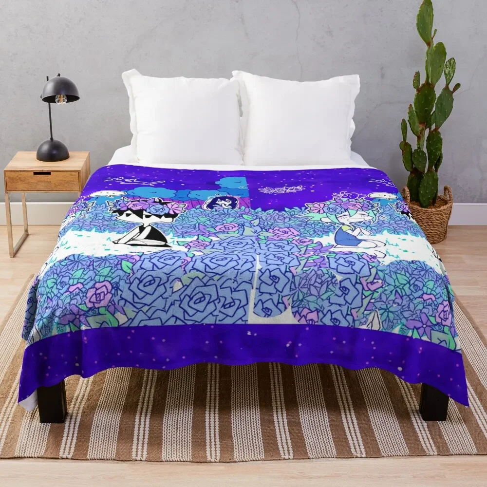 

Omori Basil And Folower Sticker - Omori Basil And Folower Poster Throw Blanket All Season Lightweight Soft Blanket for Bed