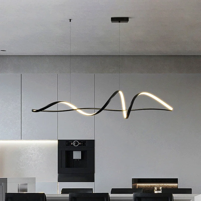 

French Style Minimalist Modern Pendant Lights LED Creative Personality Living Room Study Bedroom Office Bar Ceiling Chandeliers