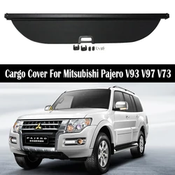 Rear Trunk Cargo Cover For Mitsubishi Pajero V93 V97 V73 2005-2020 Shield Shade Curtain Partition Board Privacy Blinds Security