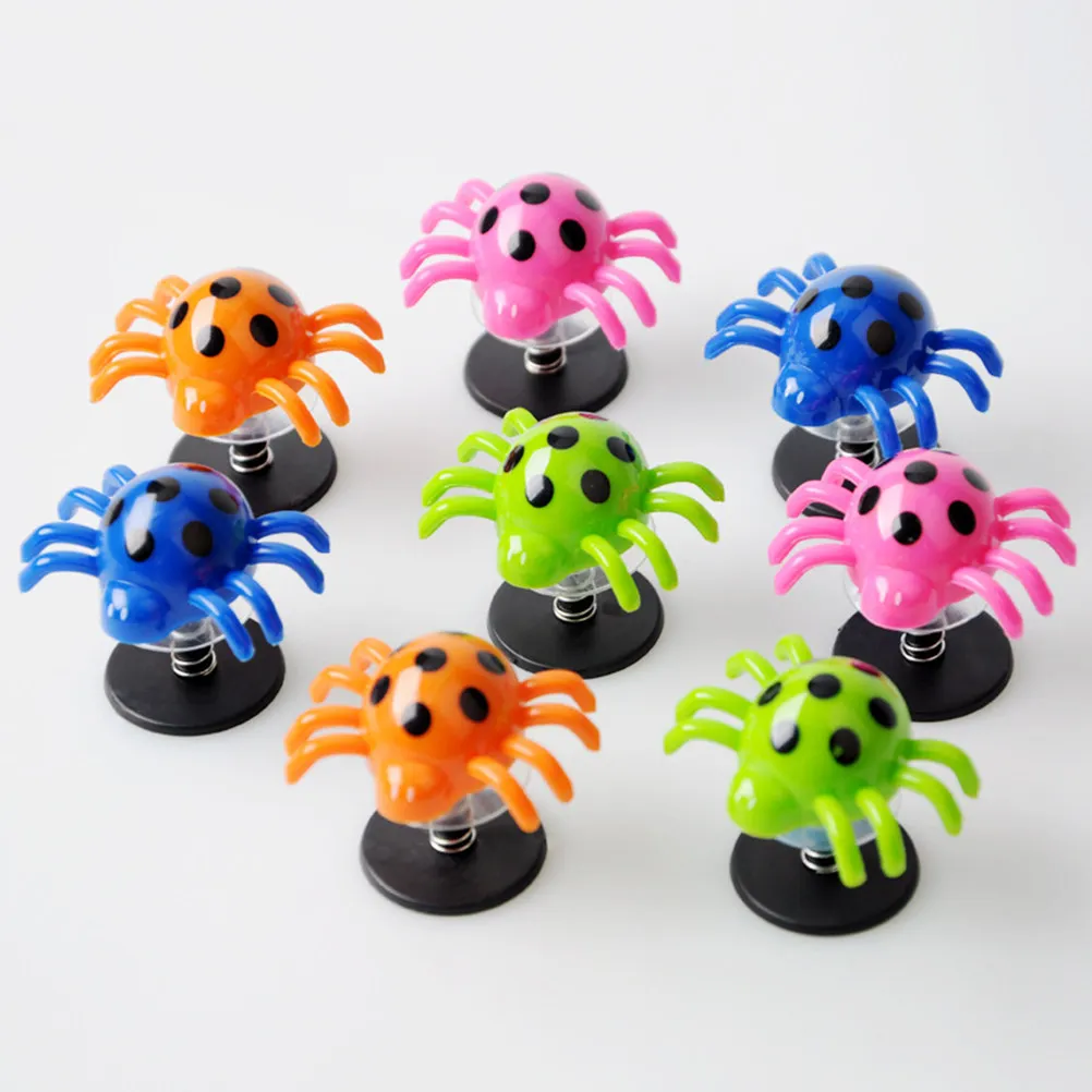 

20Pcs Bounce Spider Launchers Action Kids Educational Stimulator for Curiosity Development Party Gift Bouncing