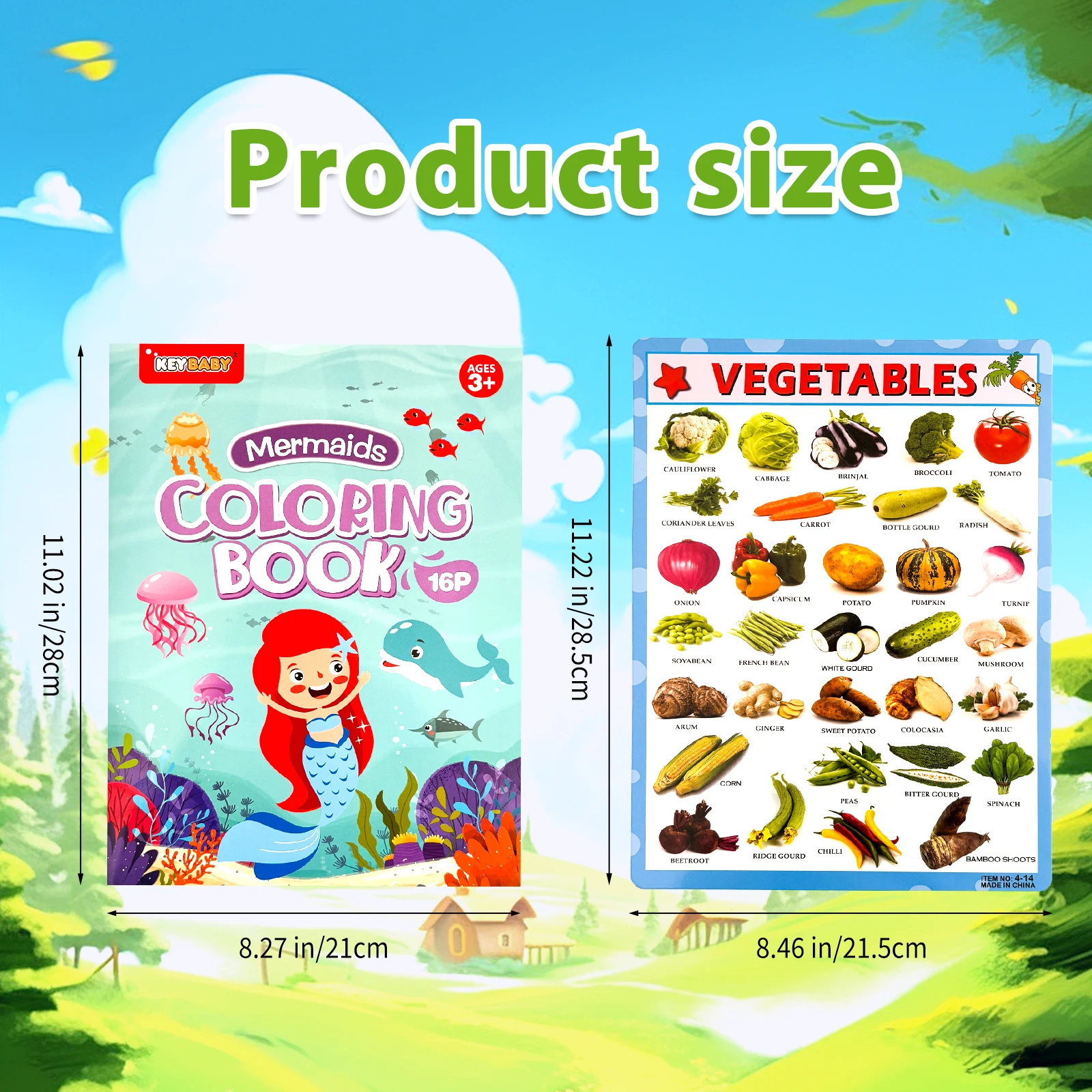 Children's Coloring Books and Fruit/Animal Wall Charts Flash Cards Flash Cards Word Learning Cardboard Book Puzzle Drawing Books