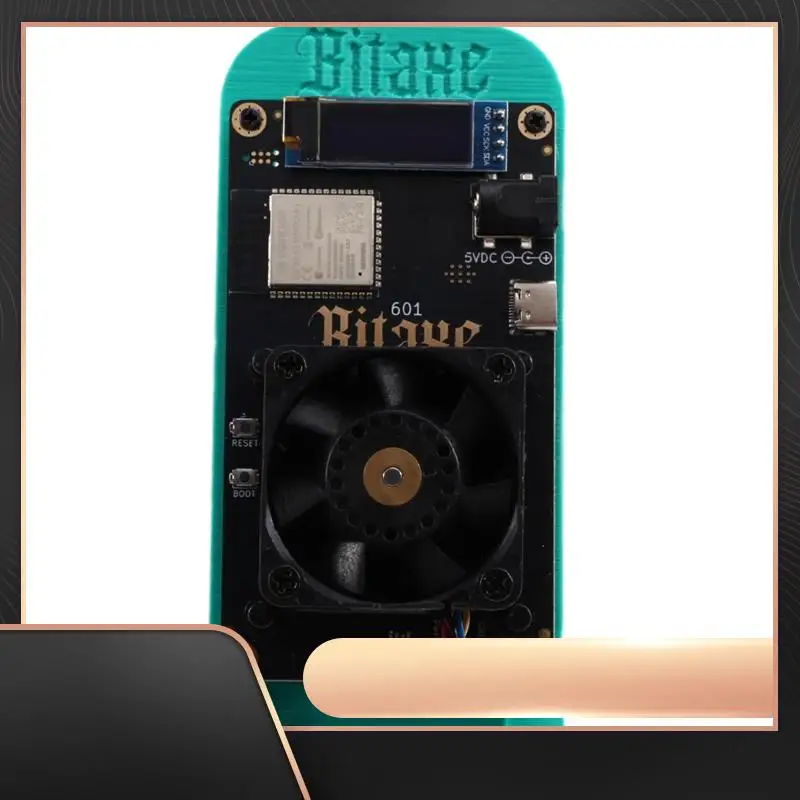 

Bitaxe Gamma 601 Solo Miner 1.2TH/S 1200GH/S 18W Asic Chip From Antminer S21 Pro Bitcoin BTC Miner With Stand