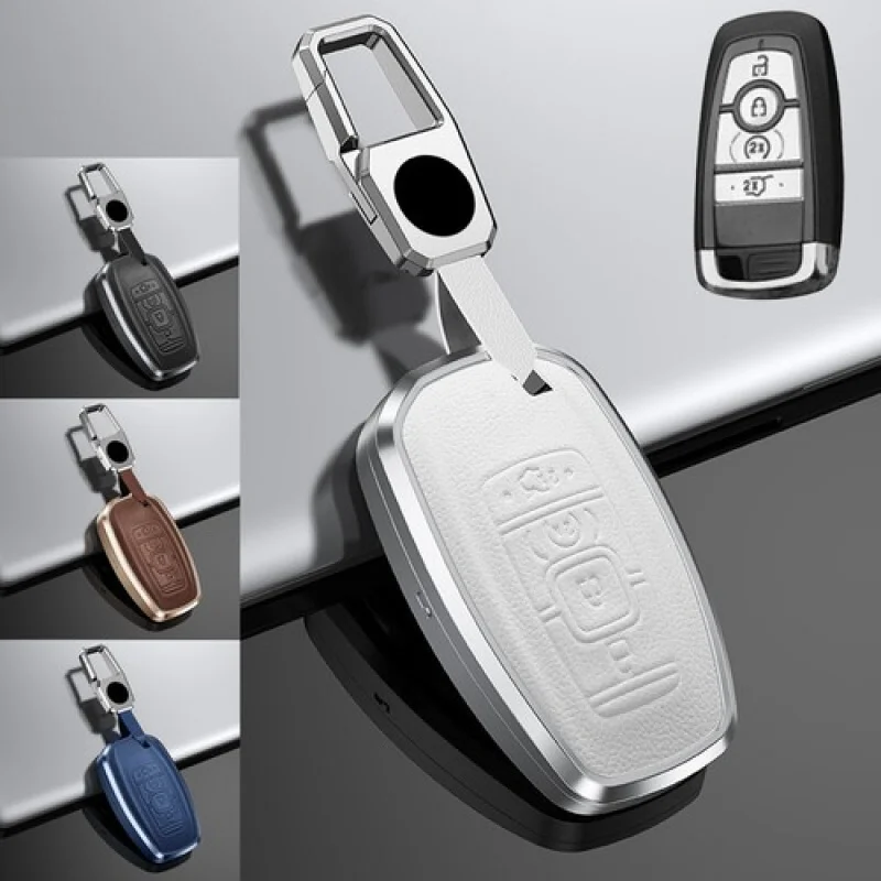 

Кожаный чехол для автомобильного ключа из сплава A + для Lincoln MKC MKZ MKX Navigator Continental