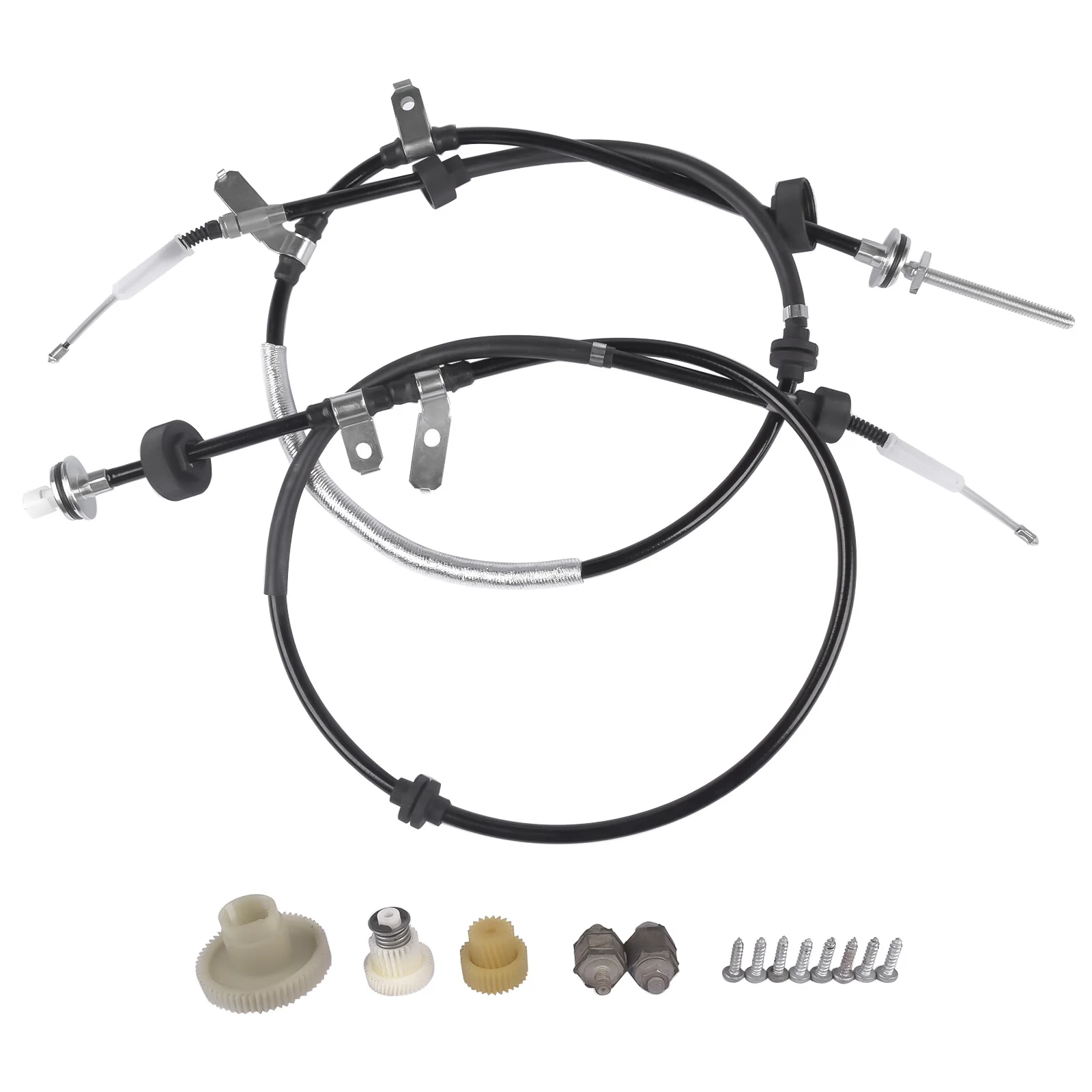 AP03 Rear Handbrake Cables & Module Repair Kit for Land Rover Discovery 3 & 4 #LR019223