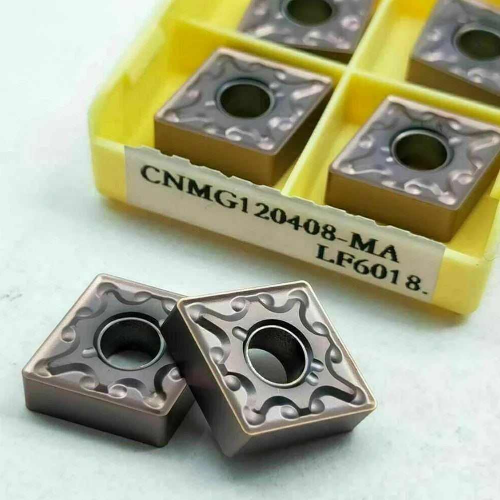 High Resistance, 10pcs CNMG120408 MA LF6018 CNMG432 Carbide Inserts For Steel, Accurate And Efficient Trimming