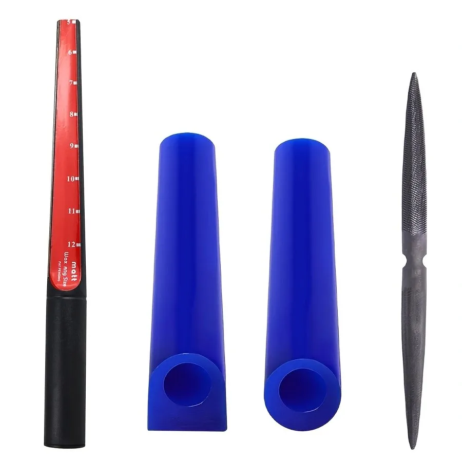 PHYHOO Ferris Carving Wax,Wax Ring Molds Tubes, Blue Color Wax Patterns Ring,Polishing Engraving Accessories