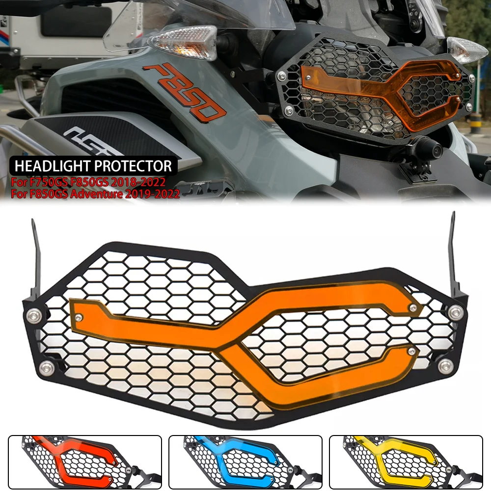 

Fits For BMW F850GS Adventure F 850 GS F750GS 2018-2024 Motorcycle Headlight Protector Head Lights Grille Protection Guard Cover