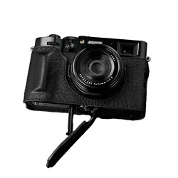 High-end Genuine Leather Camera Case for X100VI cameras Half Body Handmade Bag For Fujifilm X100VI cameras accessories