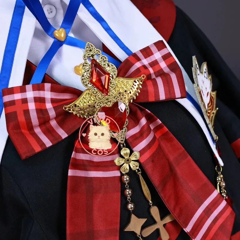 Игра Naraka: Bladepoint Tessa Косплей Горячие ролевые игры Весенний костюм Overture JK Школьная форма для женщин Comic Con Костюм Парик Обувь