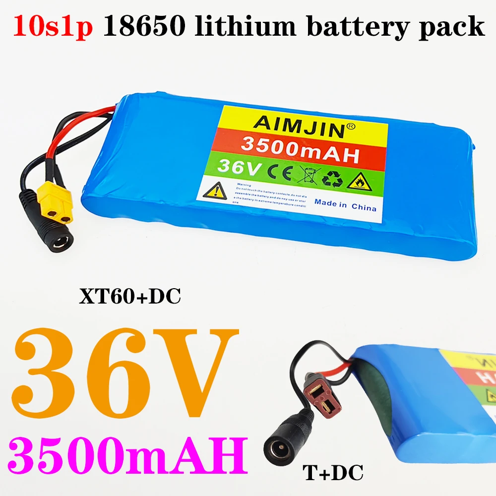 

Аккумуляторная батарея 10S1P 3500 мАч, литий-ионная, перезаряжаемая, 18650, для электромобилей и мотоциклов, 20А BMS, 500Вт