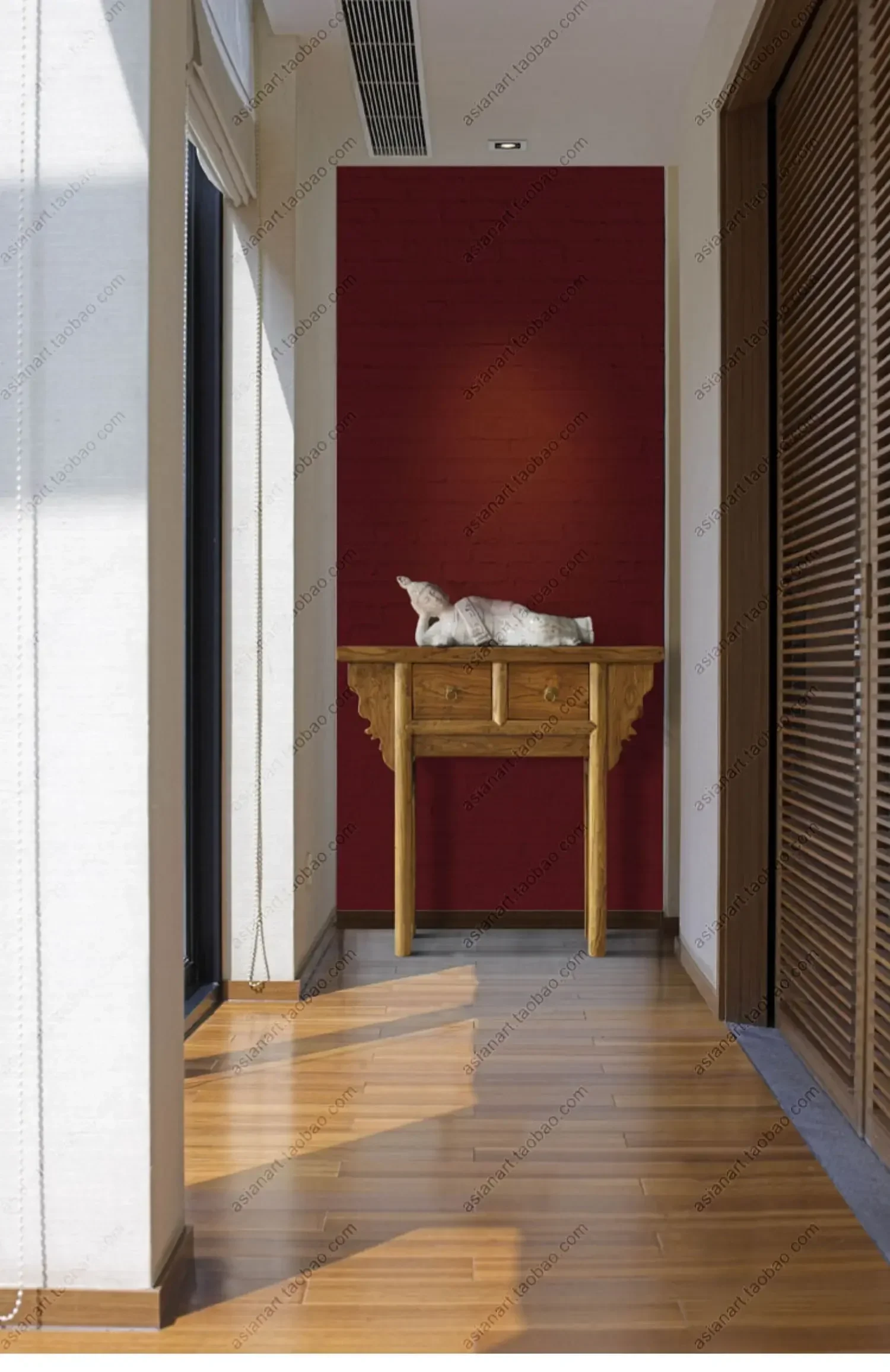 شاشة خشبية صلبة مدخل غرفة المعيشة خزانة شاشة فنغ شوي رقيقة جدًا المدخل خزانة باب الرياح الصامتة الأثاث