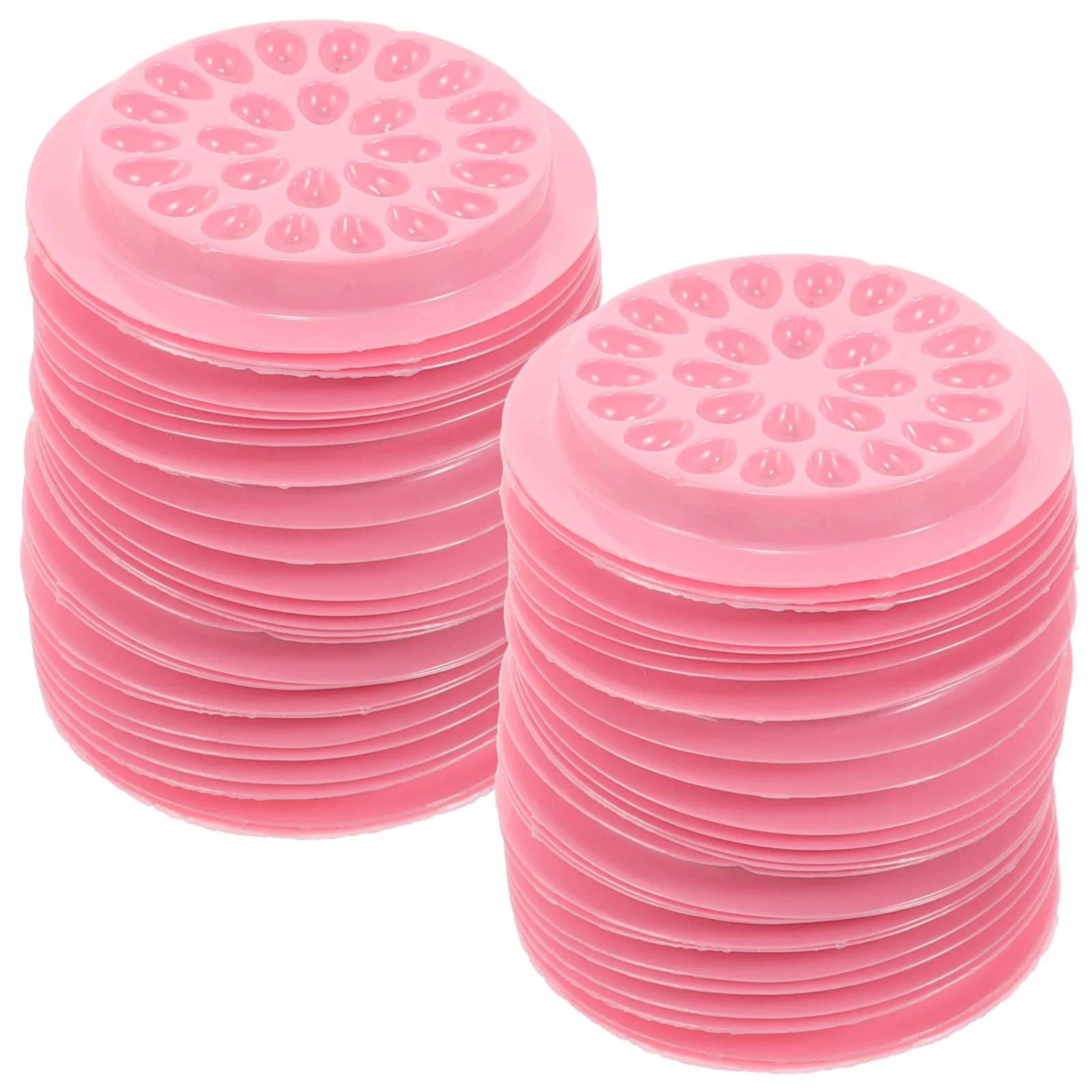 100pcs False Eyelashes Glue Holders Lash Pallets For Eyelash Extension Grafting Portable Storage Fast Application Tools Lash