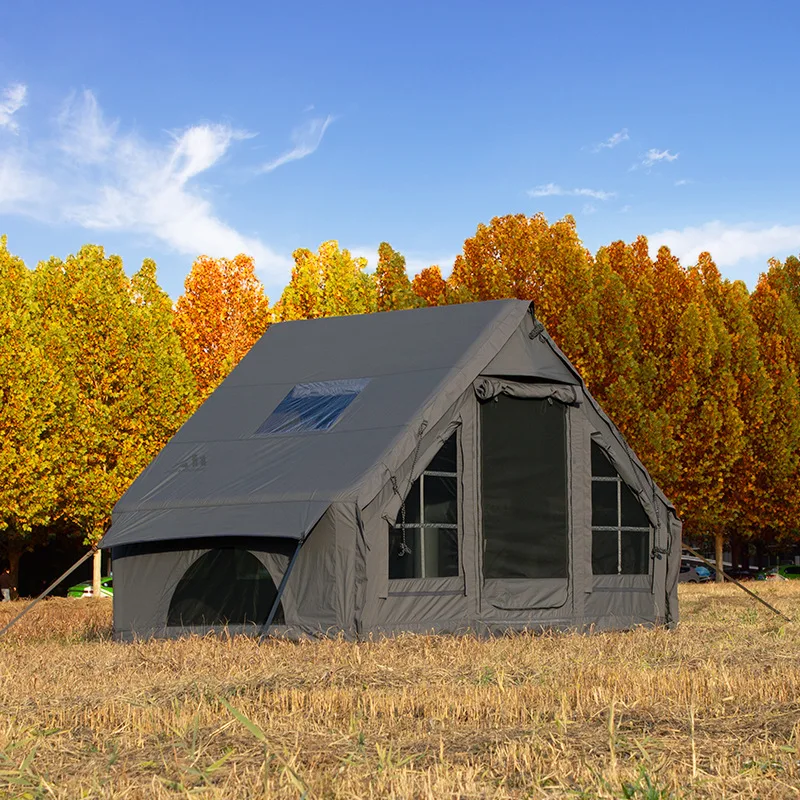 

Надувная палатка для кемпинга на открытом воздухе площадью 6,3 + 7,2 м² с расширенным навесом для ночевки