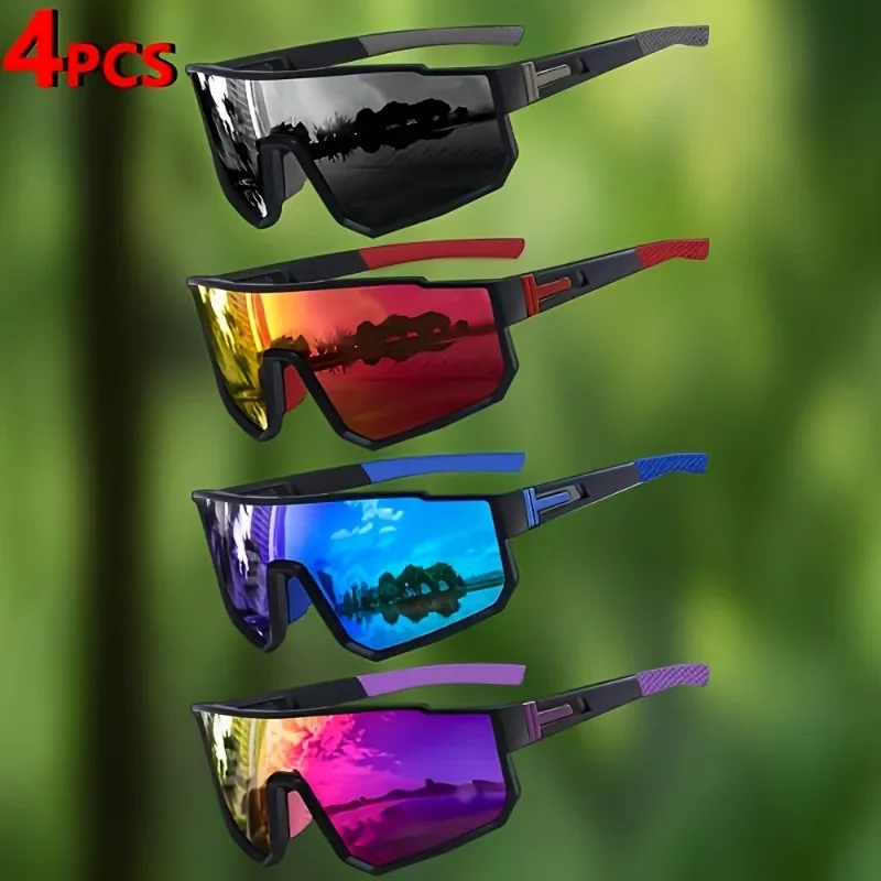 

4PC fashion glasses decoration design, men and women, outdoor sports UV protection sunglassesXXX