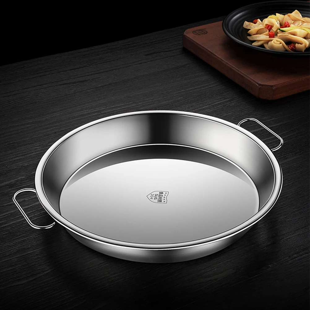 

Stainless Steel Steamer Tray Steaming for Rice Noodle Rack Thicken Dumplings 304 Plate Basket Pot Pan