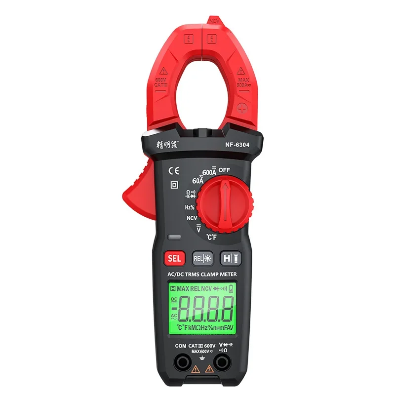 Factory wholesale clamp type multimeter digital high precision automatic clamp type ammeter universal meter