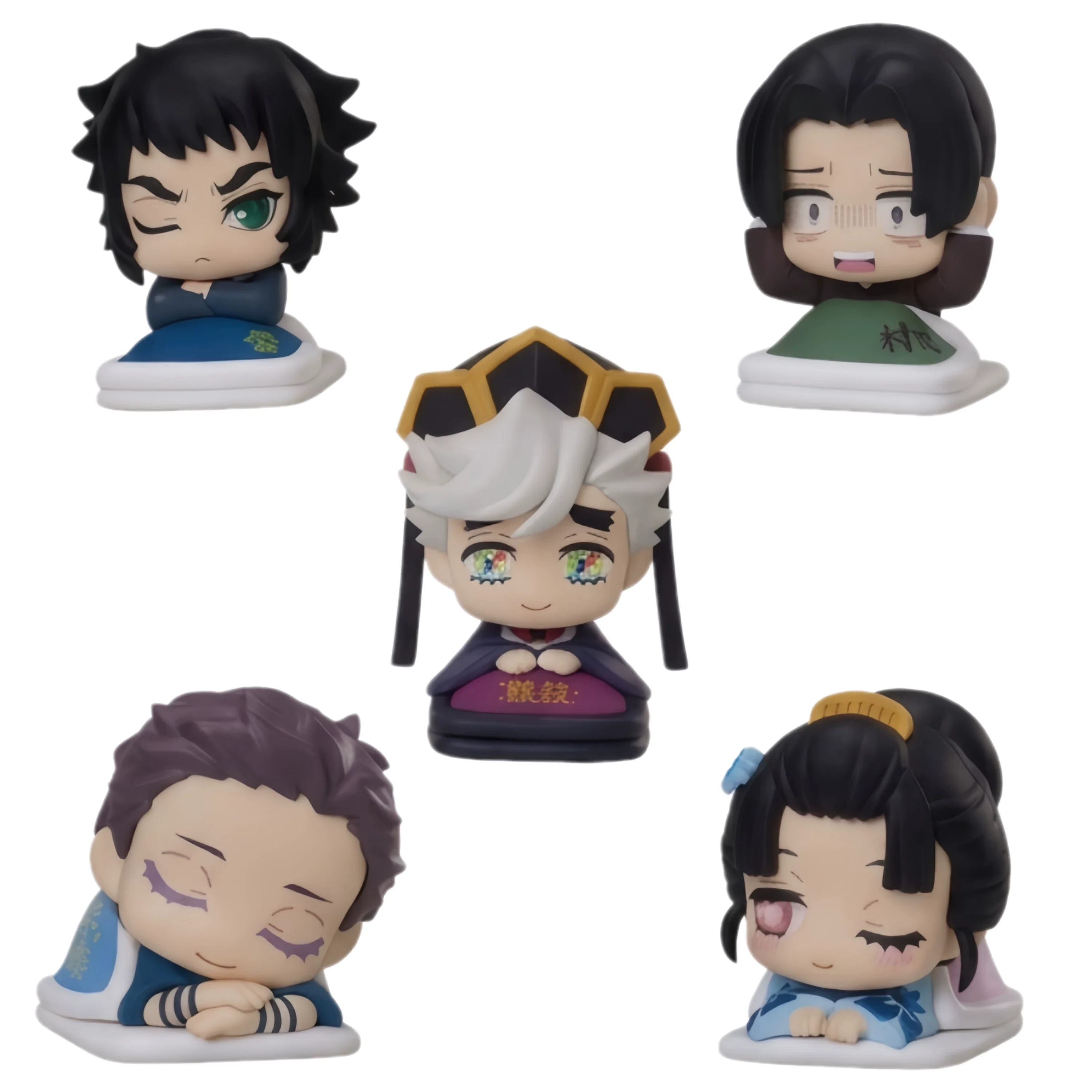 Original STASTO Demon Slayer Kimetsu no yaiba Anime Sleeping Gashapon Douma Koyuki‌ Hakuji‌ Kaigaku‌ Action Figure Model - view 6