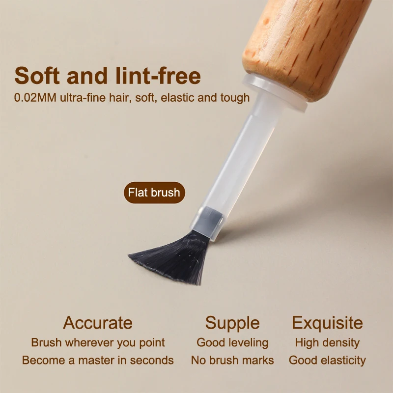 1Set Einweg Nagellack Pinsel Mit Doppel Kopf Stift Kann Ersatz Kopf Pinsel Nagel Pinsel Flüssigkeit Applikatoren Maniküre Werkzeuge