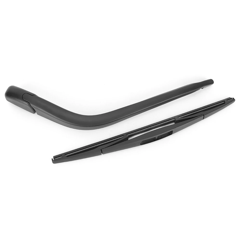 Black Rear Windshield Windscreen Wiper Arm & Blade Set Fit for Honda JAZZ/FIT 2002-2008 Rear Wiper Arm Rear Wiper Arm Blade