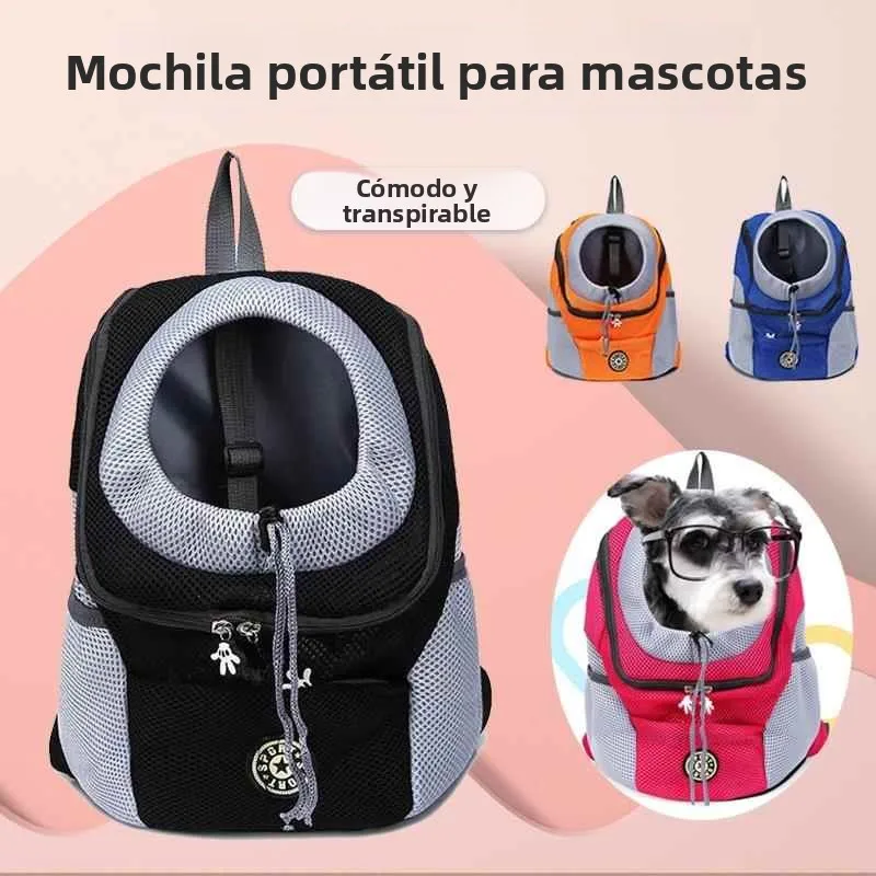 Mochila portátil para perros, bolsa de viaje para perros Snauzer y Teddy, bolsa para pasear perros, suministros para mascotas...