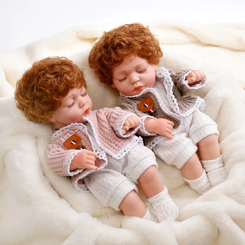 30cm 12inch Full Body Silicone Reborn Bebe Doll Soft Reborn Dolls Realistic Baby Girls Doll Reborn Baby Dolls Children Toys