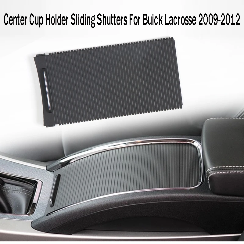 Car Center Console Sliding Shutters Cup Holder Roller Blind Cover Car-Styling For Buick Lacrosse 2009-2012