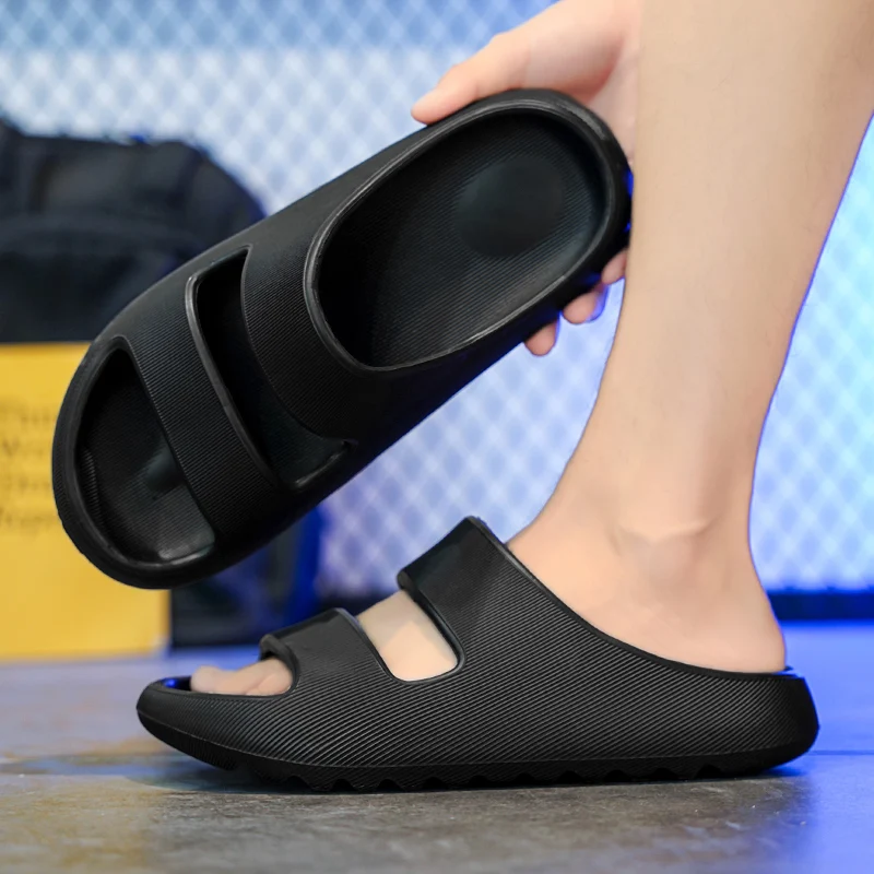 Liefhebbers Slippers Zomer Dikke Zool Casual Schoenen Kwaliteit Open Teen Antislip Strand Slippers Mode Outdoor Slippers Designer Schoenen