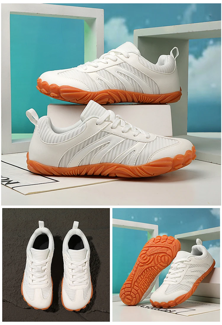 Unisex Barfußschuhe mit breiter Zehenpartie, Freizeit-Sportschuhe für Damen, Laufschuhe, minimalistische, rutschfeste, atmungsaktive Walking-Sportschuhe – Detail 16