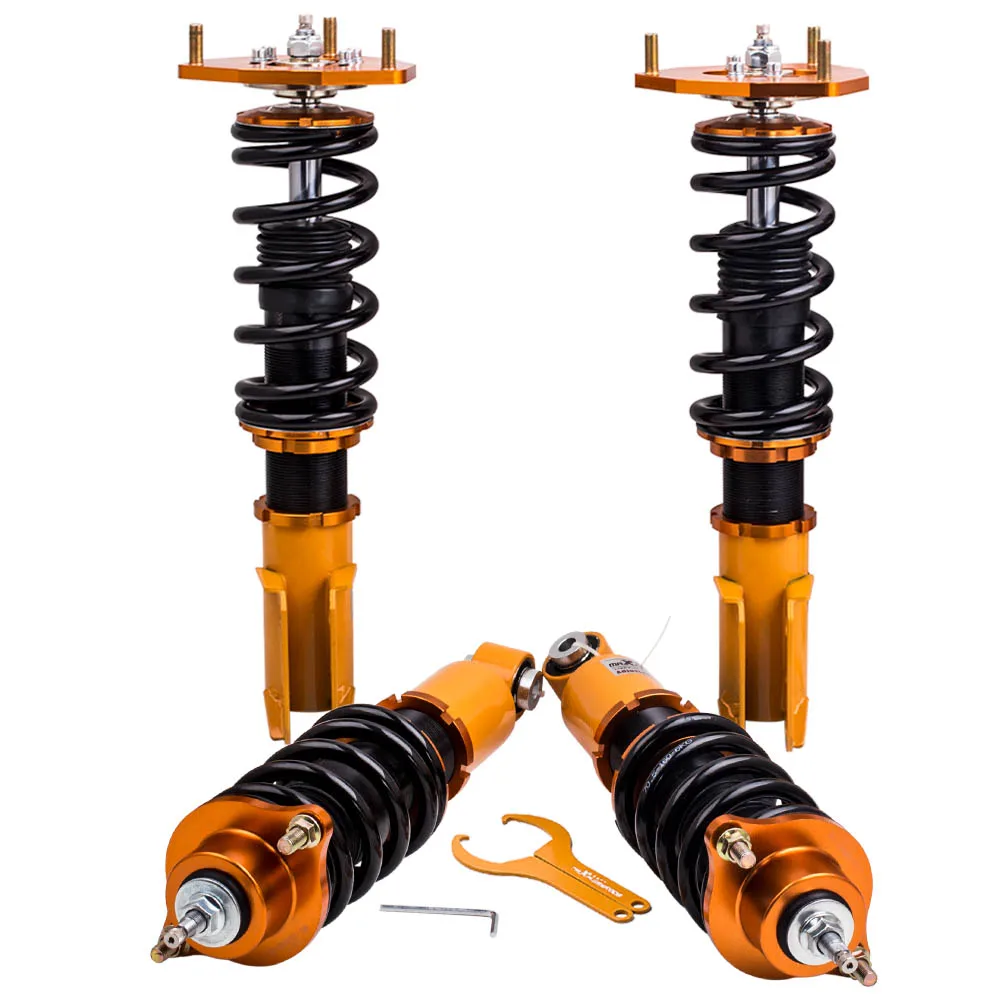 MaXpeedingrods Coilover 24-Way Suspension Kit for Mitsubishi Lancer 02-06  Adjust Damper Coilover Suspension Shocks