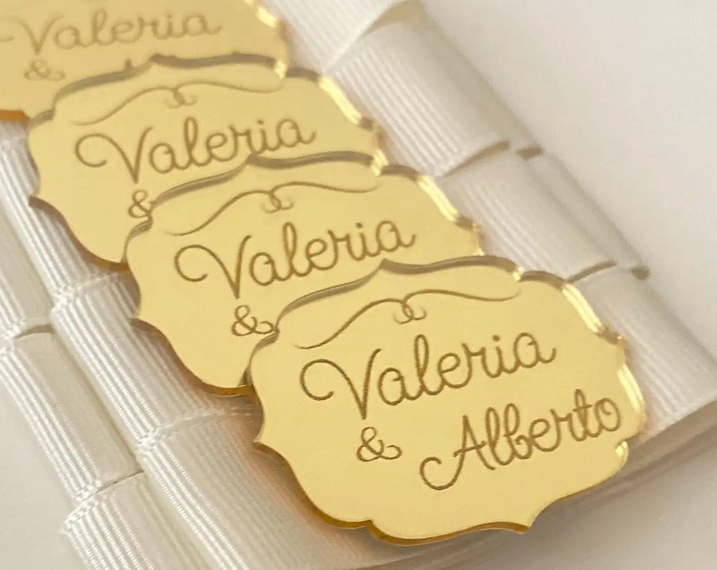 

Custom Acrylic Mirror Tags for Favors, Wedding Favor , Name,Drink ,Anniversary,Gift Tags, 30, 50, 100Pcs