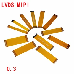 0.3mm Pitch FPC FFC Flat Flexible Cable LVDS MIPI 7/9/11/13/15/17/19/21/23/25/27/31/33/35/39/41/45/49/51/57/61/71 Pin