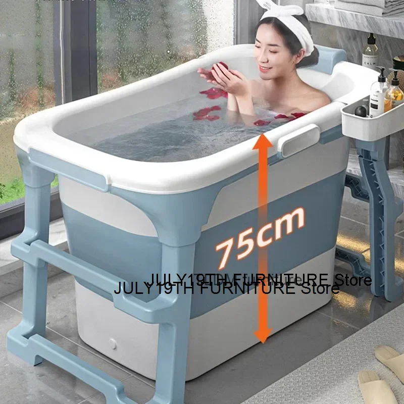 Big Indoor Bathtub Adult Minimalistic Luxury Move Plastics Bathtub Move Foldable Kannettava Kylpyamme Bathroom Supplies