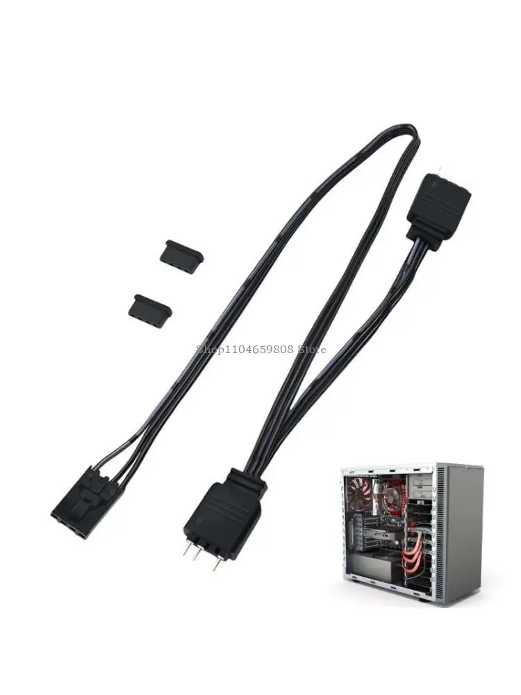 

4PIN до 5 В 3PIN ARGB Удлинительное кабель сплиттера. Продолжительность HDLL120 Расширяя возможности освещения ARGB на ПК