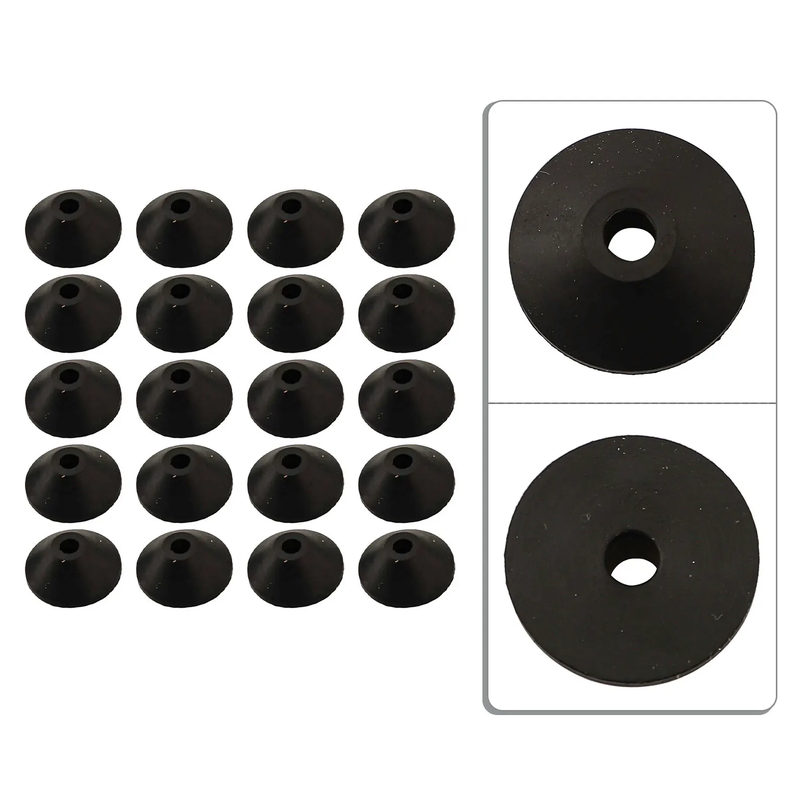 

20PCS SBR Rubber Sealing Rings with Conical Design for Enhanced Performance in Water Tanks and Pipelines M6/M8 Fit