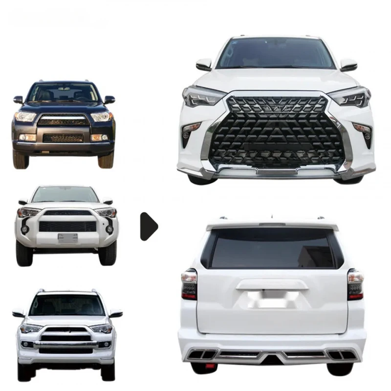 

High Quality Upgrade Front Rear Bumper Taillight Body Kit Bodykit for 4runner 2012 2014 2020
