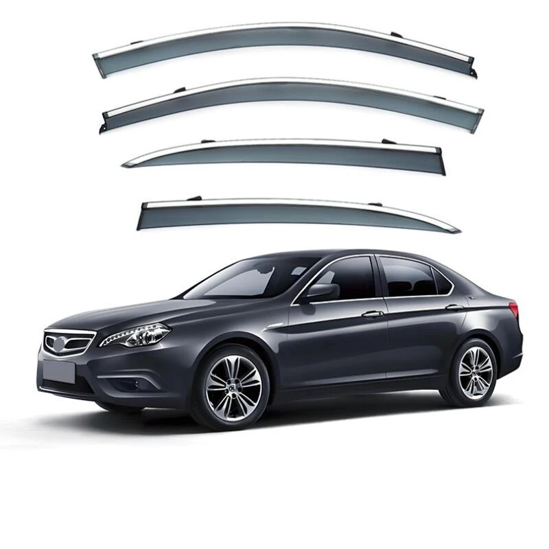 Window Visor Side Window Deflector Weather Shield Awnings & Shelters For BAIC Senova D70 2013 2014 2015 2016 2017 2018