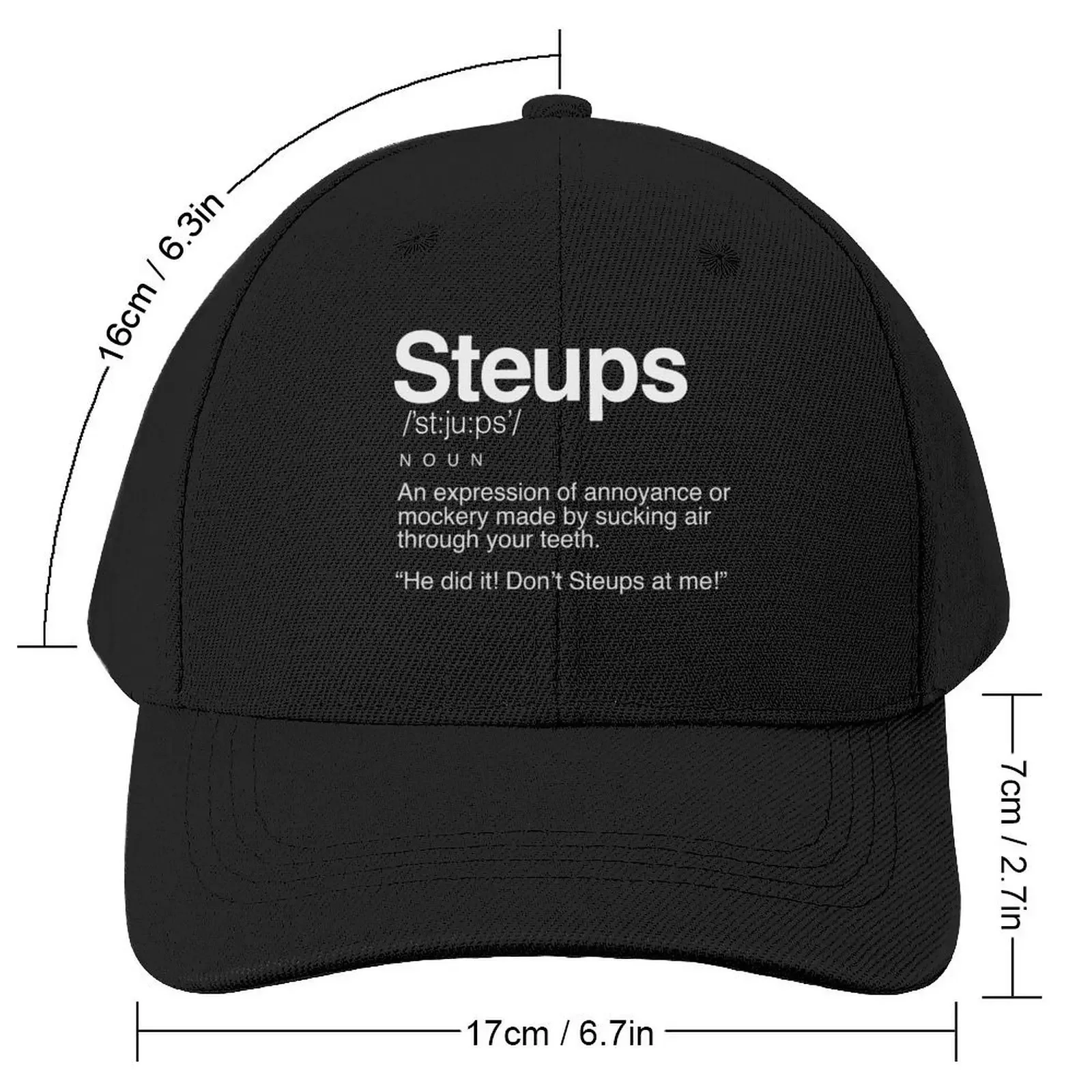 Steups Trinidad Slang Word - Trinidad And Tobago Steups Baseball Cap hard hat cute Golf Wear Men Women's