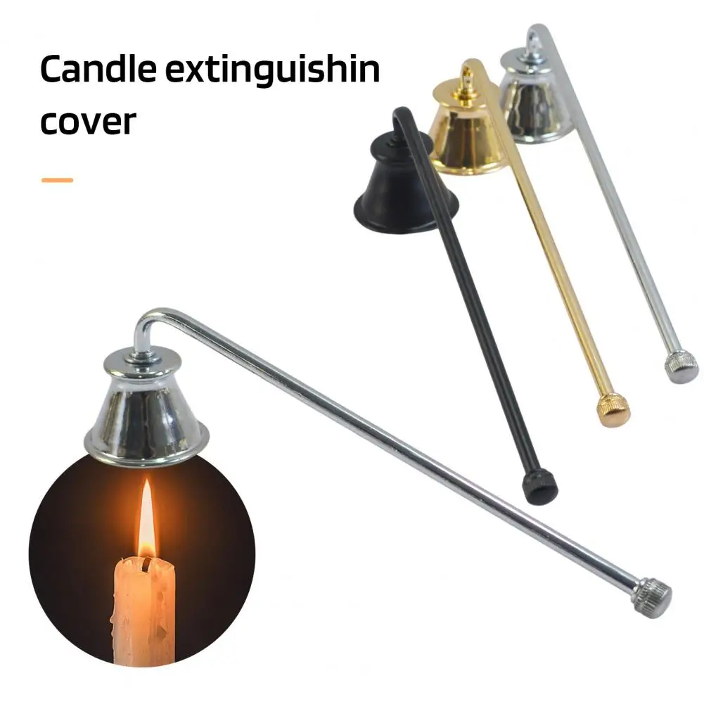 Candle Extinguisher Hand Tool American-style Candle Flame Extinguisher Elegant Stainless Steel Wicks Cover for Putting Out Flame