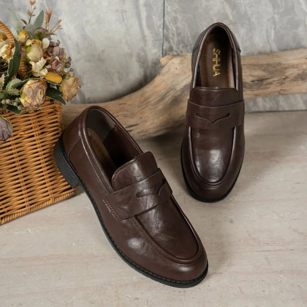 Mocassins à semelle souple pour femmes - Chaussures plates confortables à enfiler, idéales pour les trajets quotidiens et les tenues décontractées, design minimaliste, chaussures pour mères