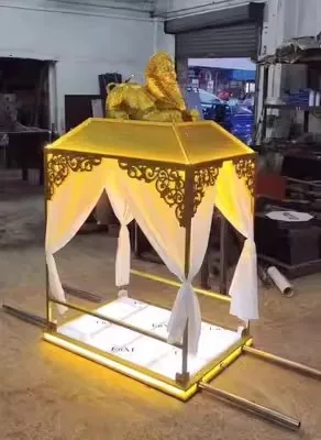 Bar high-end wine sedan chair, Golden Dragon KTV wine props