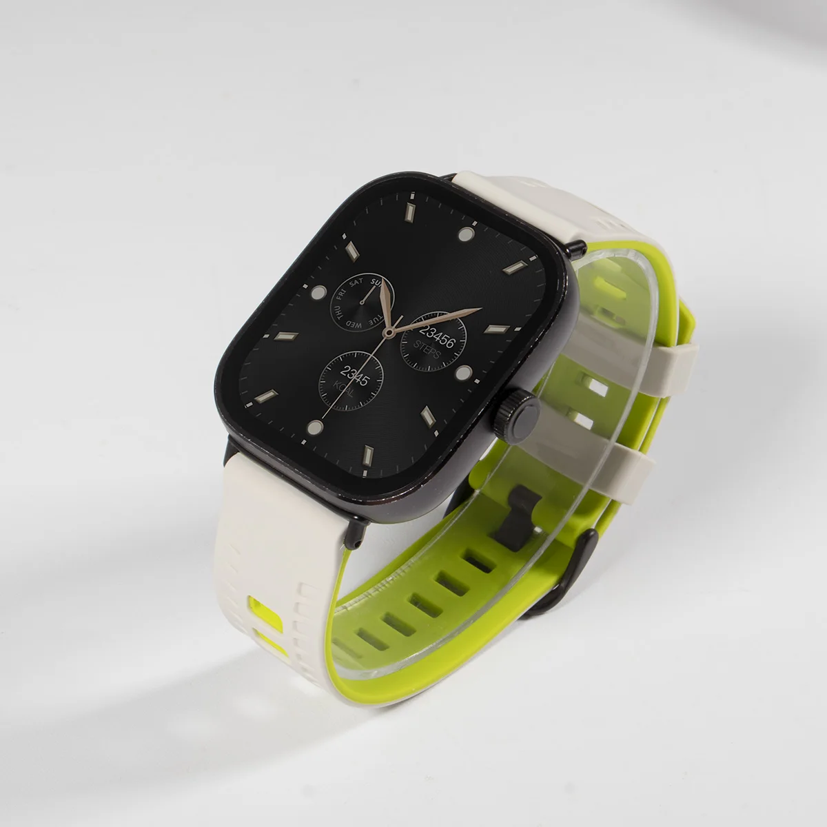 Silicone Sport Band for Xiaomi Miband 10/9/8Pro Two Tone Strap for Redmi 6 5 4 Replacement Breathable Bracelet Accessories