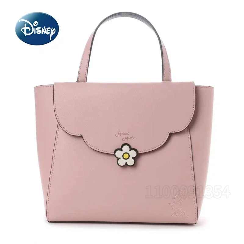 Disney Mickey tas tangan kartun wanita, tas kurir, tas bahu kapasitas besar, tas wanita asli, merek mewah, tas tangan wanita baru