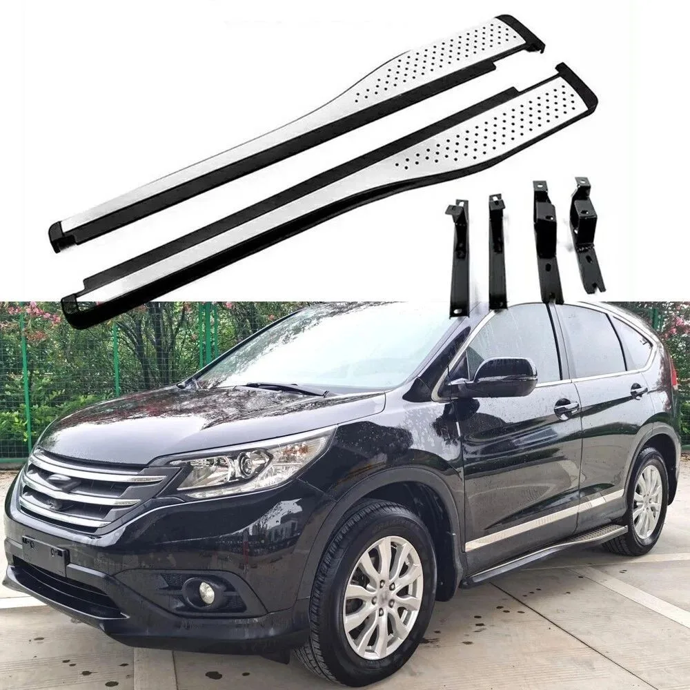 

2PCS Running Boards Side Steps Fits For Honda CRV 2012-2016 Fixed Pedals Nerf Bars