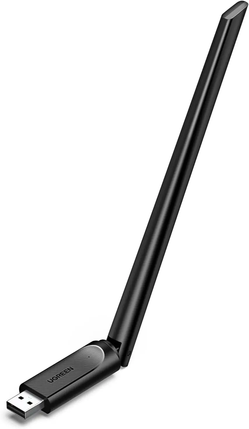 

Высокоскоростной USB-адаптер Wi-Fi 6 для настольных ПК, двухдиапазонный 5 ГГц/2,4 ГГц с антенной