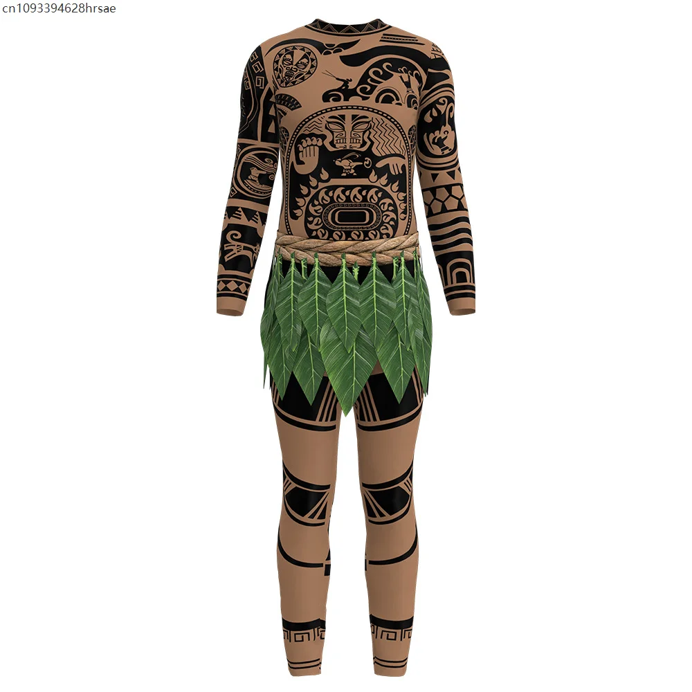 2025年 子供 海の冒険 熱帯島 モナ プリンセス コスチューム 女の子 誕生日パーティー ハロウィン 男の子 マウイ タトゥー コスプレ