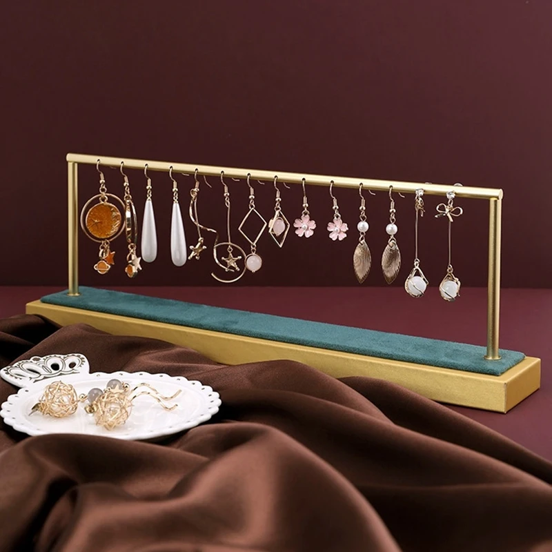 Earring Organizer Jewelry Display Rack Stand Studs Pendant Jewelry Holder Earrings Showcase For Home Decor image 2
