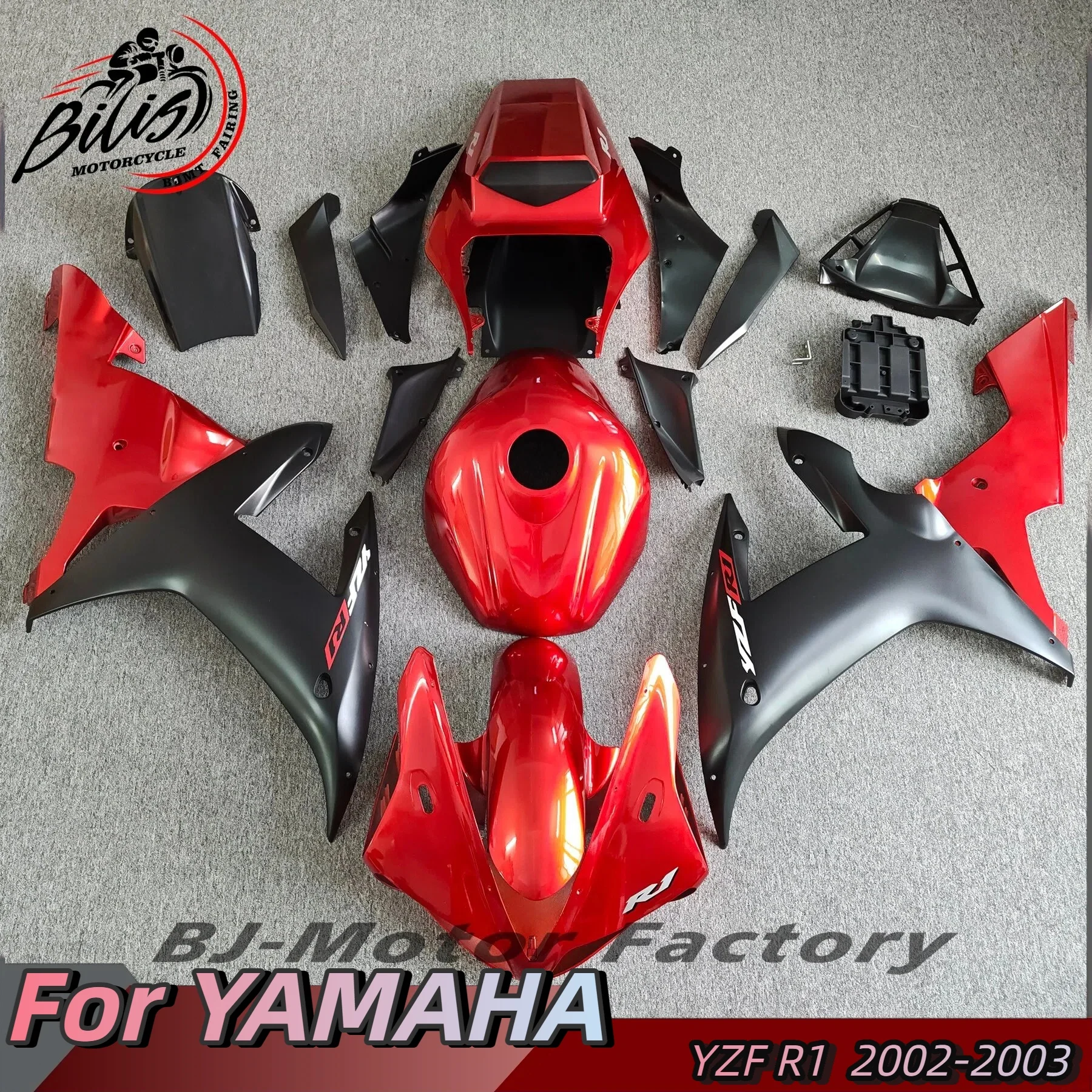 

Multiple Choice Fairing Kits Fit For YAMAHA YZF-R1 YZFR1 2002 2003 YZF R1 02 03 Injection Bodywork Set Plastic Shell